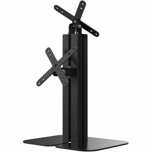 CTA Digital Dual VESA Compatible Table Mount for POS (Black) - Table, Countertop - Metal, Steel - Black - For Shop, Classr