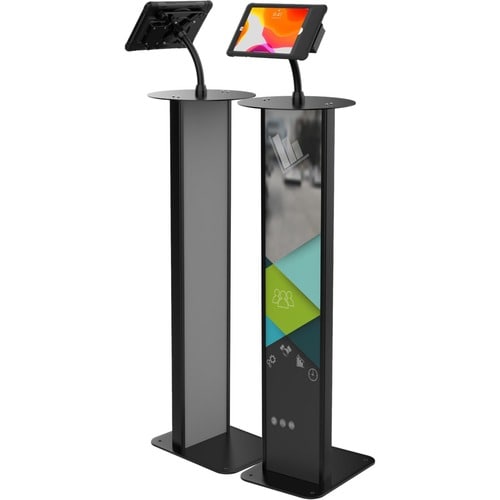 CTA Digital Floor Stand Workstation with Wireless Inductive Charging Case - Up to 10.50" Screen Support - Floor - Steel, A