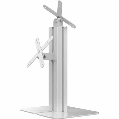 CTA Digital Dual VESA Compatible Table Mount for POS (White) - 15.40" Height x 10.20" Width x 8.70" Depth - Tabletop, Coun
