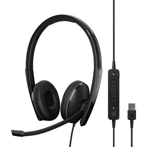 EPOS | SENNHEISER ADAPT 160T ANC USB Headset - Stereo - USB Type C, Mini-phone (3.5mm) - Wired - 20 Hz - 20 kHz - On-ear -