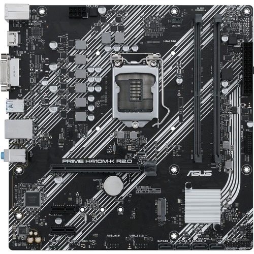 Asus Prime H410M-K R2.0 Desktop Motherboard - Intel H410 Chipset - Socket LGA-1200 - Intel Optane Memory Ready - Micro ATX