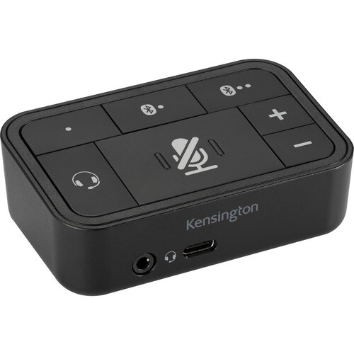 Kensington K83300WW Headset-Umschalter für Headset, Telefon, Tablet-PC, Notebook - Schwarz