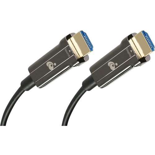 IOGEAR 10K HDMI Active Optical Cable 100 ft. - 100 ft Fiber Optic A/V Cable for Audio/Video Device, HDTV, Blu-ray Player, 