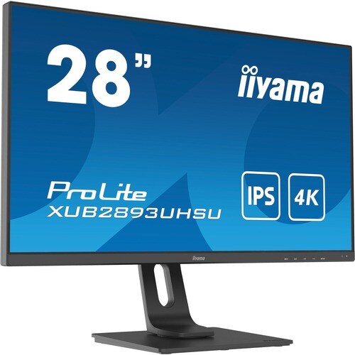 iiyama ProLite XUB2893UHSU-B1 71,1 cm (28 Zoll) 4K UHD LED LCD-Monitor - 16:9 Format - Mattschwarz - 711,20 mm Class - IPS