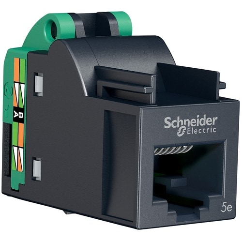 APC by Schneider Electric Actassi Network Connector - 1 - 1 x RJ-45 Network Female - Dark Grey