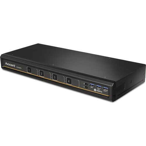 Vertiv AVOCENT SwitchView 200 SV240DPH KVM Switchbox - Compatível com TAA - 4 Computador(es) - 1 Utilizador(es) local(ais)