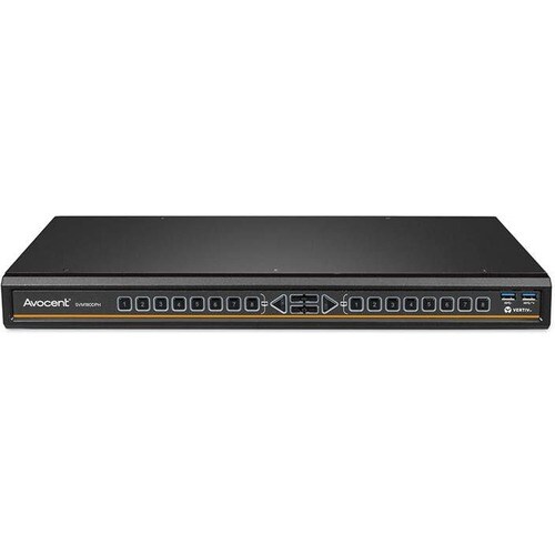 Vertiv AVOCENT SwitchView 100 SVM180DPH KVM Switchbox - Compatível com TAA - 8 Computador(es) - 1 Utilizador(es) local(ais