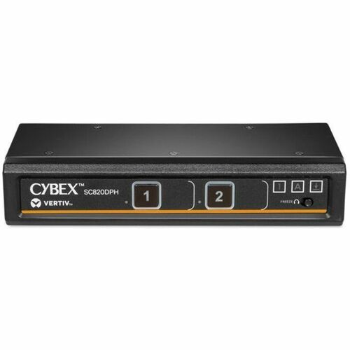 Vertiv AVOCENT Cybex 800 SC820 Digital e analógico KVM Switchbox - Compatível com TAA - 2 Computador(es) - 1 Utilizador(es