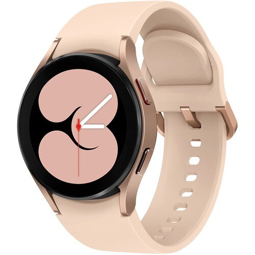 Samsung Galaxy Watch4, 40mm, Pink Gold, Bluetooth - Accelerometer, Gyro Sensor, Barometer, Ambient Light Sensor, Digital C