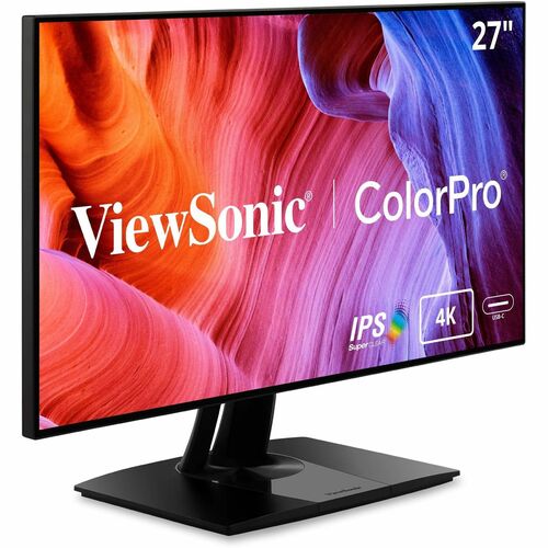 ViewSonic ColorPro VP2768a-4K 27" Class 4K UHD LED Monitor - 16:9 - Black - 68.6 cm (27") Viewable - In-plane Switching (I