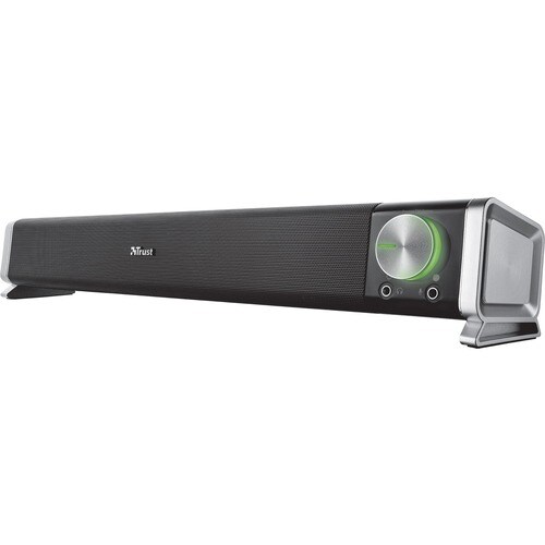 Trust Soundbar-Lautsprecher - 6 W RMS - Schwarz, Silber - USB