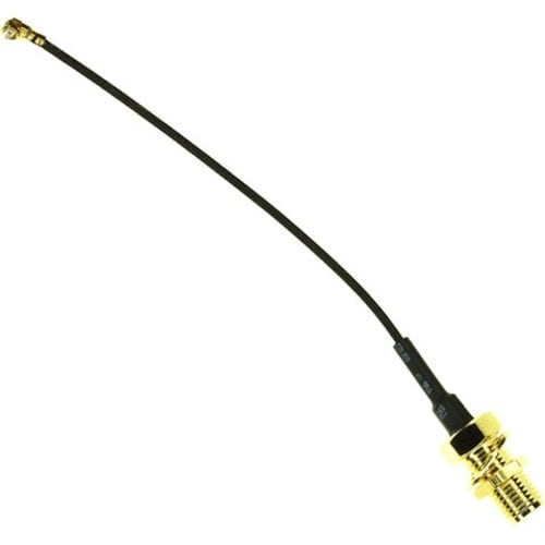Advantech Accessory Cable, WiFi Module, RP-SMA (Jack) To U.FL (Plug), Indoor/Outdoor - 3.94" RP-SMA/U.FL Antenna Cable for