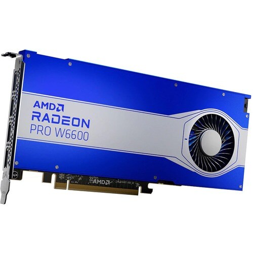 AMD Radeon Pro W6600 显卡 - 8 GB GDDR6 - 全高度 - 128 位 总线宽度 - PCI Express 4.0 x16 - DP接口 - 4 x DisplayPort