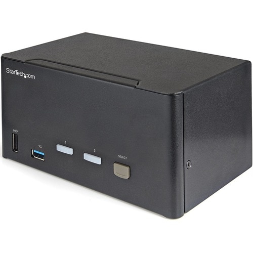 2 Port Triple Monitor DisplayPort KVM Switch Umschalter (SV231TDPU34K) - 2 Computer - 1 Lokaler Benutzer(n) - 8 x USB - 9 