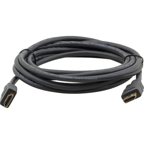 Kramer Flexible High-Speed HDMI Cable with Ethernet - 90 cm HDMI A/V Cable for Audio/Video Device - First End: 1 x HDMI Di