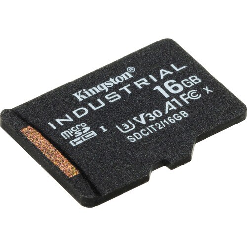 Kingston Industrial 16 GB Class 10/UHS-I (U3) V30 microSDHC - 3 Year Warranty
