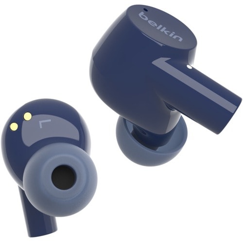 Belkin SOUNDFORM Rise True Wireless Ohrhörer Stereo Ohrhörerset - Blau - Binaural - In-Ear - 1000 cm Reichweite - Bluetoot