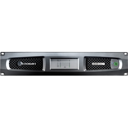 Crown CDi DriveCore 2|600 Amplifier - 1200 W RMS - 2 Channel - 0.4% THD - 20 Hz to 20 kHz - 300 W - Ethernet