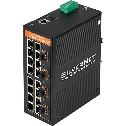 SilverNet Series 7 16 Ports Manageable Ethernet Switch - Gigabit Ethernet - 10/100/1000Base-T, 100/1000Base-X - 2 Layer Su