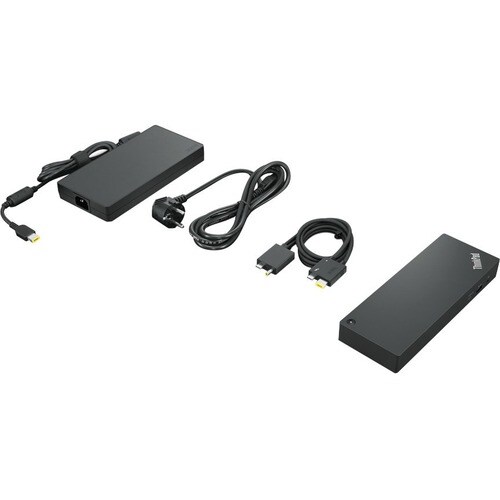 Lenovo Thunderbolt 4 Docking Station for Workstation - 230 W - 4 Displays Supported - 4K, 8K - 3840 x 2160, 7680 x 4320 - 