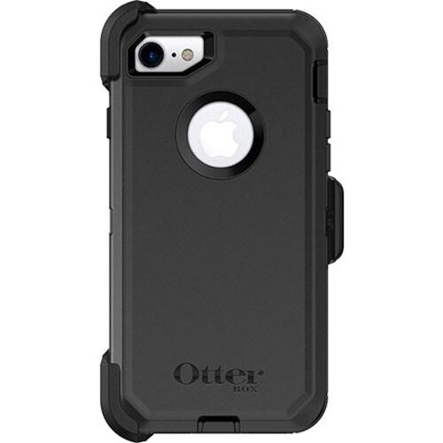 OtterBox Defender Estojo de transporte (Revestimento) Apple Smartphone - Preto - Interior resistente ao desgaste, Interior