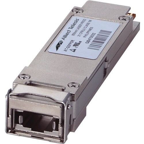 Allied Telesis AT-QSFPLR4 QSFP - Para Trabalho em rede de dados, Rede óptica - Fibra ótica - Modo único - Ethernet de 40 G