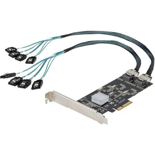 StarTech.com Scheda SATA PCI Express a 8 porte - Adattatore/convertitore PCIe per SSD/HDD SATA - Scheda di Espansione SATA