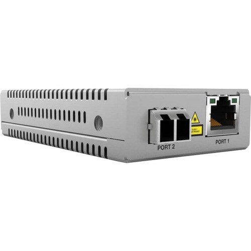 Allied Telesis MMC2000LX/LC Transrecetor/conversor media - Compatível com TAA - 2 Porta(s) - 1 x Rede (RJ-45) - Cabo de pa