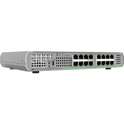 Allied Telesis CentreCOM GS910 AT-GS910/16 16 Portas Comutador Ethernet - Gigabit Ethernet - 10/100/1000Base-TX - 2 Camada