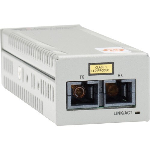 Allied Telesis AT-DMC100/SC Transrecetor/conversor media - 2 Porta(s) - 1 x Rede (RJ-45) - USB - Duplex Porta LC - Cabo de
