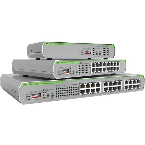 Allied Telesis CentreCOM GS920 GS920/8PS 8 Portas Comutador Ethernet - Gigabit Ethernet - 10/100/1000Base-T - 2 Camada sup