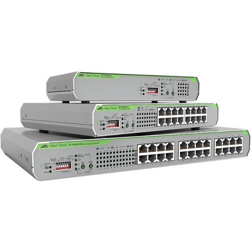 Allied Telesis CentreCOM GS920 GS920/8PS 8 Portas Comutador Ethernet - Gigabit Ethernet - 10/100/1000Base-T - 2 Camada sup
