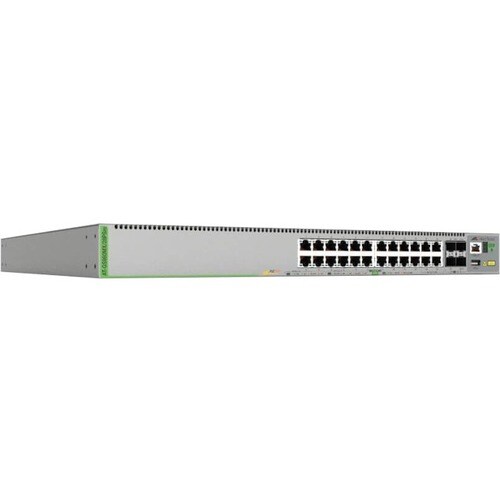 Allied Telesis CentreCOM GS980MX GS980MX/28PSM 24 Portas Gerenciável Comutador de camada 3 - Ethernet de 5 Gigabits, Ether