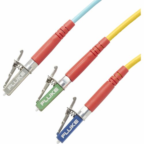 Fluke Networks Singlemode TRC 2M (SC-LCAPC), Metal - 6.56 ft Fiber Optic Network Cable for Network Device - 9 µm