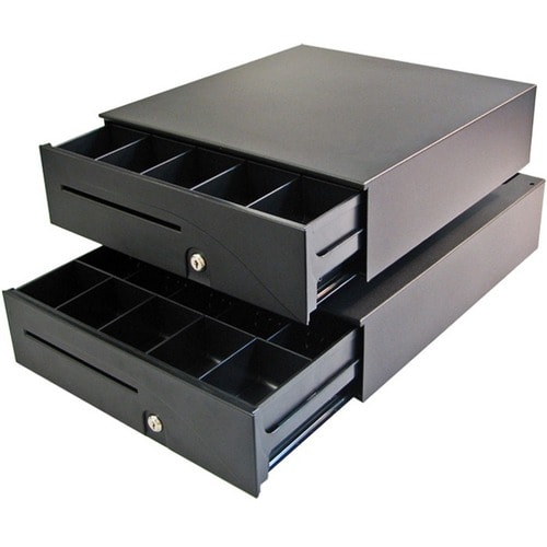 apg®Heavy- Duty Point of Sale Cash Drawer | Series 100 T554B-BL1616-K1 - 5 Bill - 5 Coin - 1 Lock Position - USB - Black