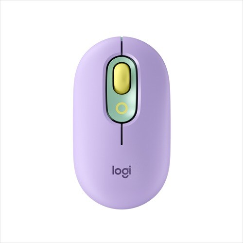 Logitech POP Mouse with emoji - Daydream Mint - Optical - Wireless - Bluetooth - Daydream - USB - 4000 dpi - Scroll Wheel 