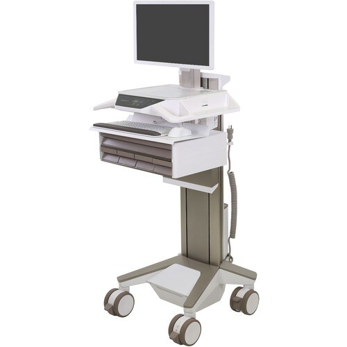Ergotron CareFit Medizinische Warenkorb - TAA-konform - 5 Schubfach - Drücken/Ziehen Griff - 17,01 kg Kapazität - 4 Rollen