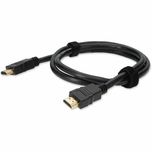 1M MALE TO MALE CABLE HDMI TO HDMI BLACK CABLE