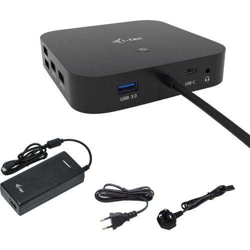 i-tec USB Type C Docking Station for Notebook, Tablet, Monitor - 100 W - 2 Displays Supported - 4K - 3840 x 2160 - 2 x USB