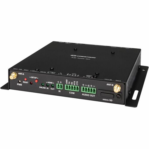Crestron AirMedia AM-3200-WF-I Audio/Video Switchbox - Cable - 3840 x 2160 - 4 Display - Display, Notebook, Smartphone, Ta