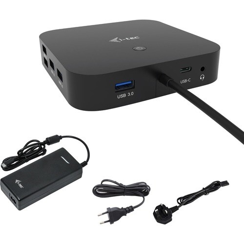 i-tec USB-C HDMI DP Docking Station with Power Delivery 100 W + Universal Charger 112 W, Avec fil, USB 3.2 Gen 1 (3.1 Gen 