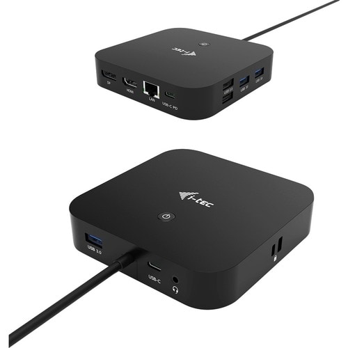 i-tec USB Type C Docking Station for Monitor, Tablet, Notebook - 100 W - 2 Displays Supported - 4K - 3840 x 2160 - 2 x USB