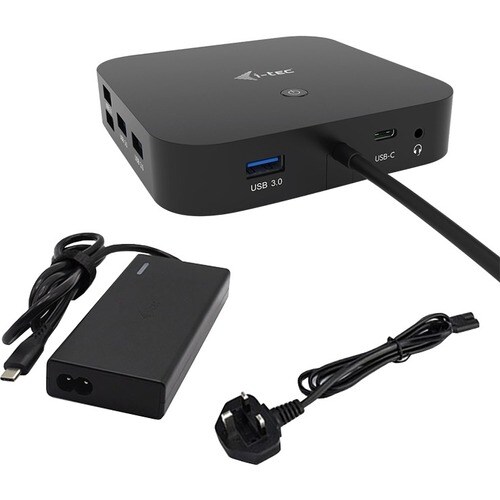 i-tec USB Type C Docking Station for Tablet, Monitor, Notebook - 65 W - 2 Displays Supported - 4K - 3840 x 2160 - 2 x USB 