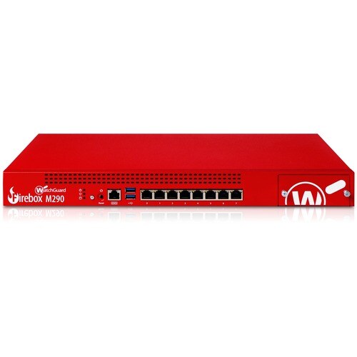 Trade up to WatchGuard Firebox M290 with 1-yr Total Security Suite - 8 Port - 10/100/1000Base-T - Gigabit Ethernet - 8 x R
