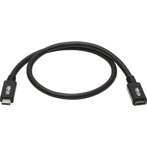 Tripp Lite USB-C Extension Cable (M/F) USB 3.2 Gen 1 (5 Gbps) Thunderbolt 3 Compatible Black 6 ft. (1.83 m) - 6 ft Thunder