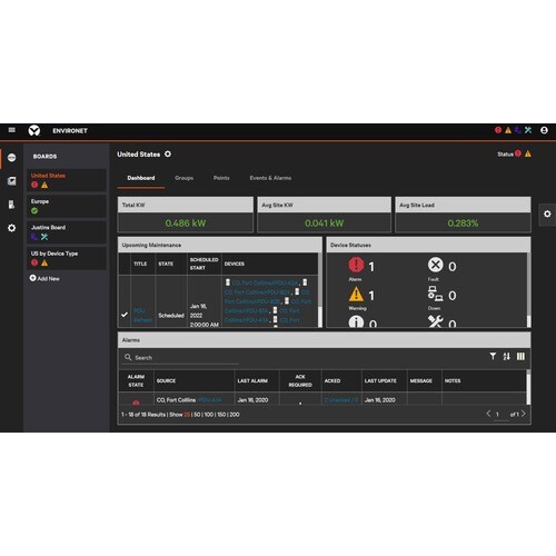 VERTIV Environet Alert Data Center Monitoring - License - 50 Device - Business-to-Business - Available via Emailed Key - PC