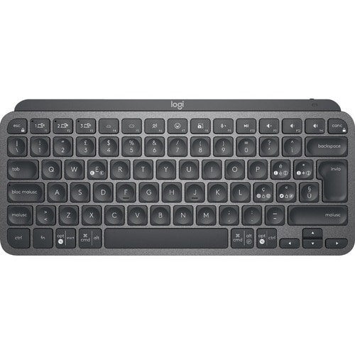 Tastiera Logitech MX Keys MiniWireless Connettività - LED - Italiano - QWERTY Layout - Grafite - Cupole di gomma Keyswitch