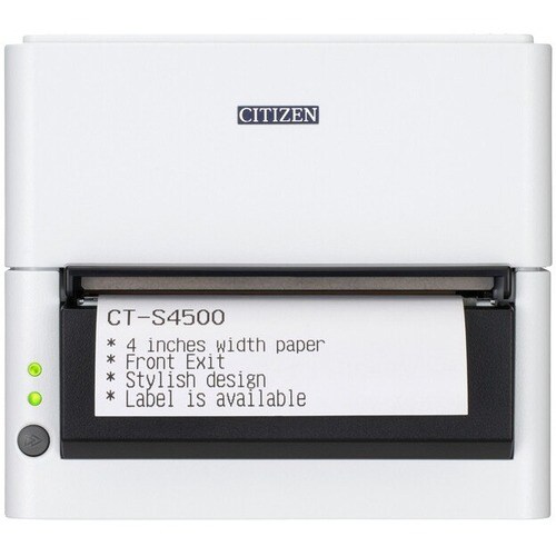 Citizen CT-S4500 Direct Thermal Printer - Monochrome - Portable - Label/Receipt Print - USB - Bluetooth - 104 mm (4.09") P