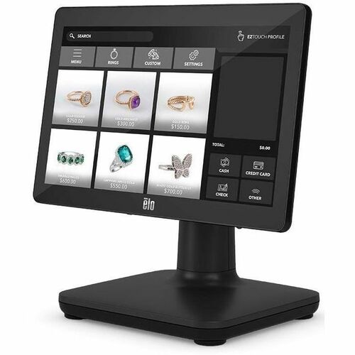Elo EloPOS POS Terminal - (Intel Core i3 i3-9100TE - 8 GB DDR4 SDRAM 128 GB M.2/SATA - 39.6 cm (15.6") LED Touchscreen - I
