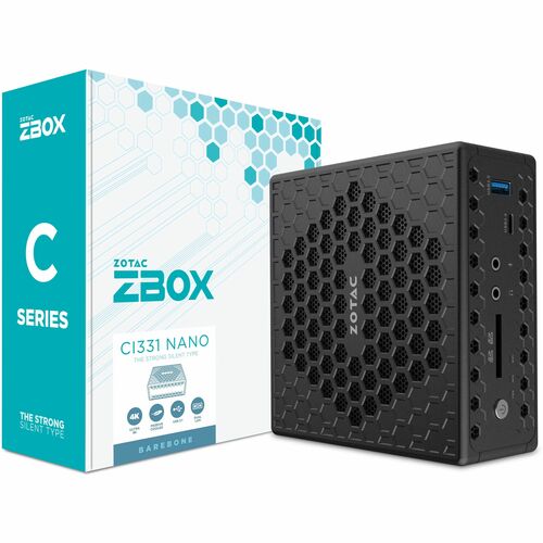 Zotac ZBOX ZBOX-CI331NANO-U Barebone System - Mini PC - Intel Celeron N5100 Quad-core (4 Core) - Intel Chip - 16 GB DDR4 S